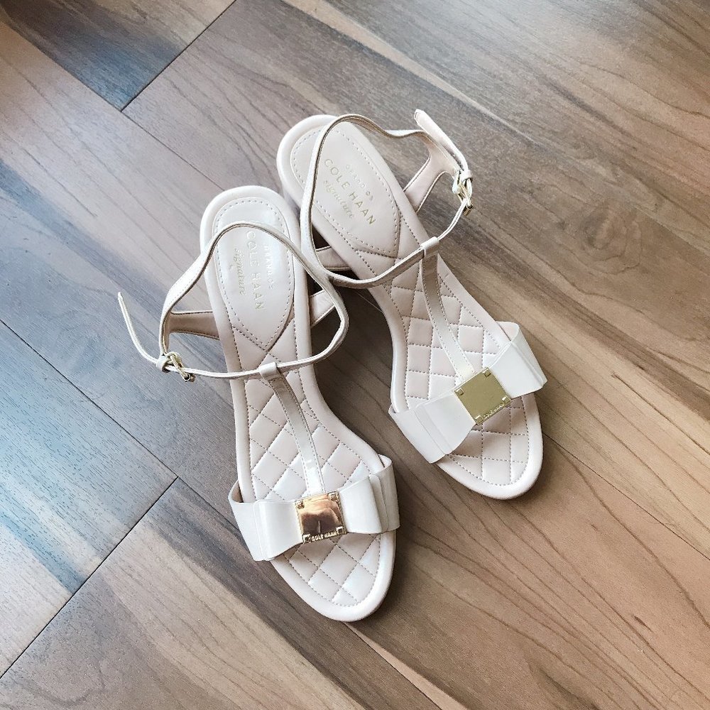 Cole Haan Tali Bow Ankle Strap Sandal NWOB